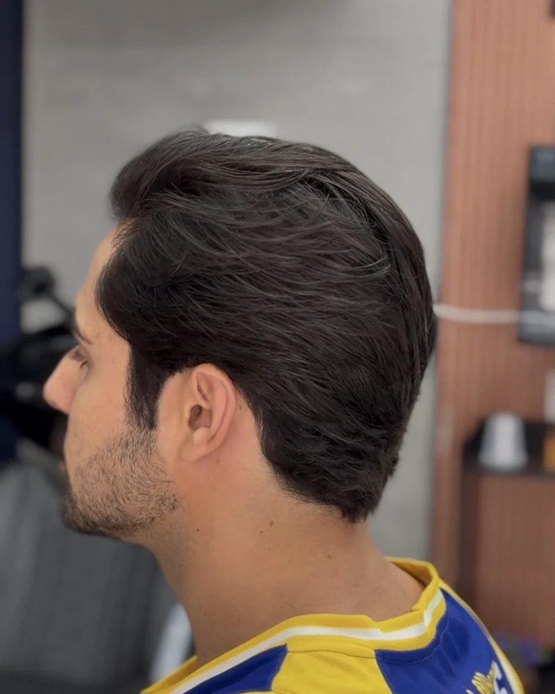 Corte masculino realizado na Natan Barberstyle